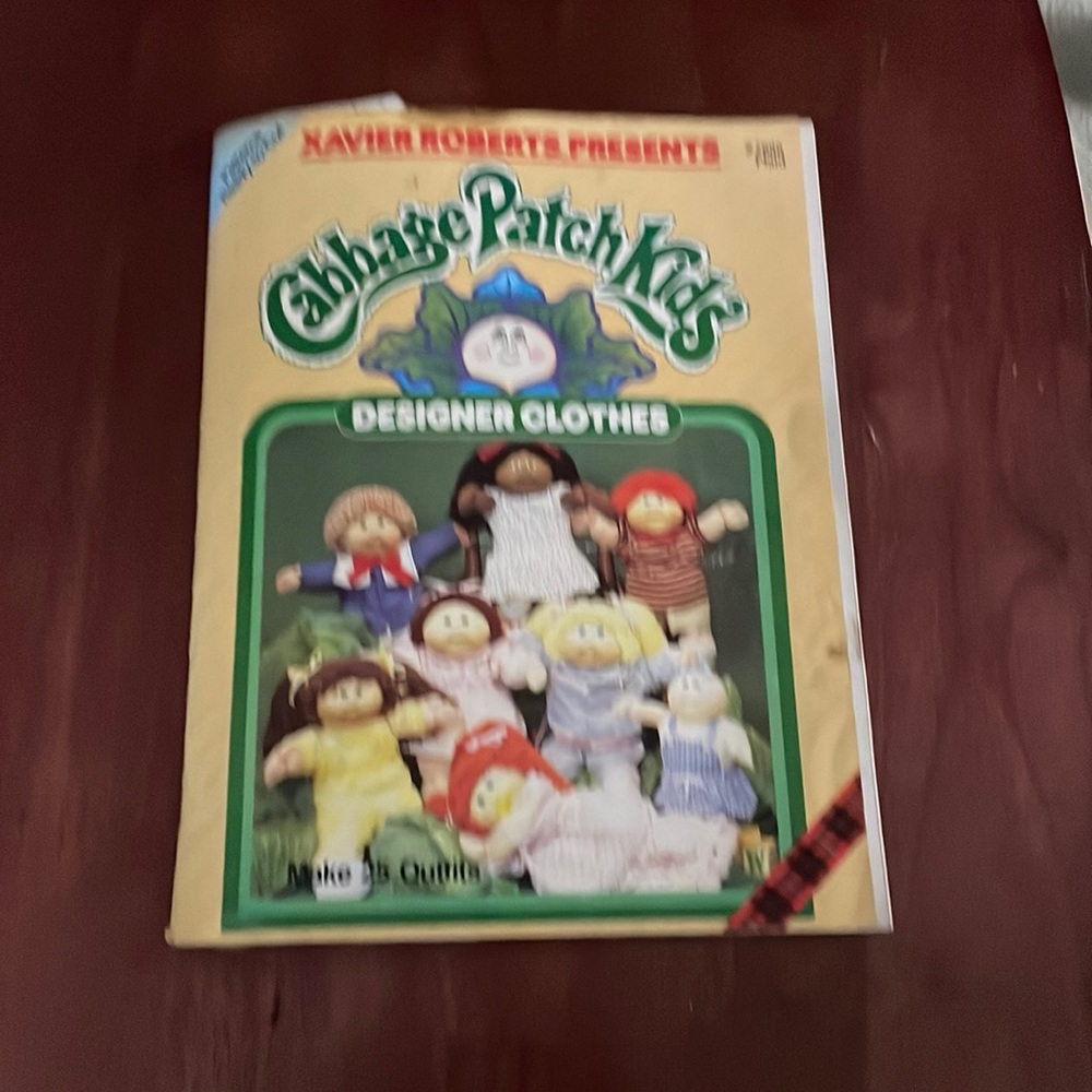 Cabbage Patch kids pattern book.